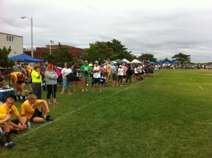 Over 3000 fans and players attended the 2012 Surfside Sevens